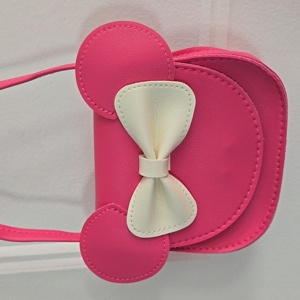 Mouse Ears Bow Crossbody Rose Pink NWOT New W Out Tags Minnie Bag